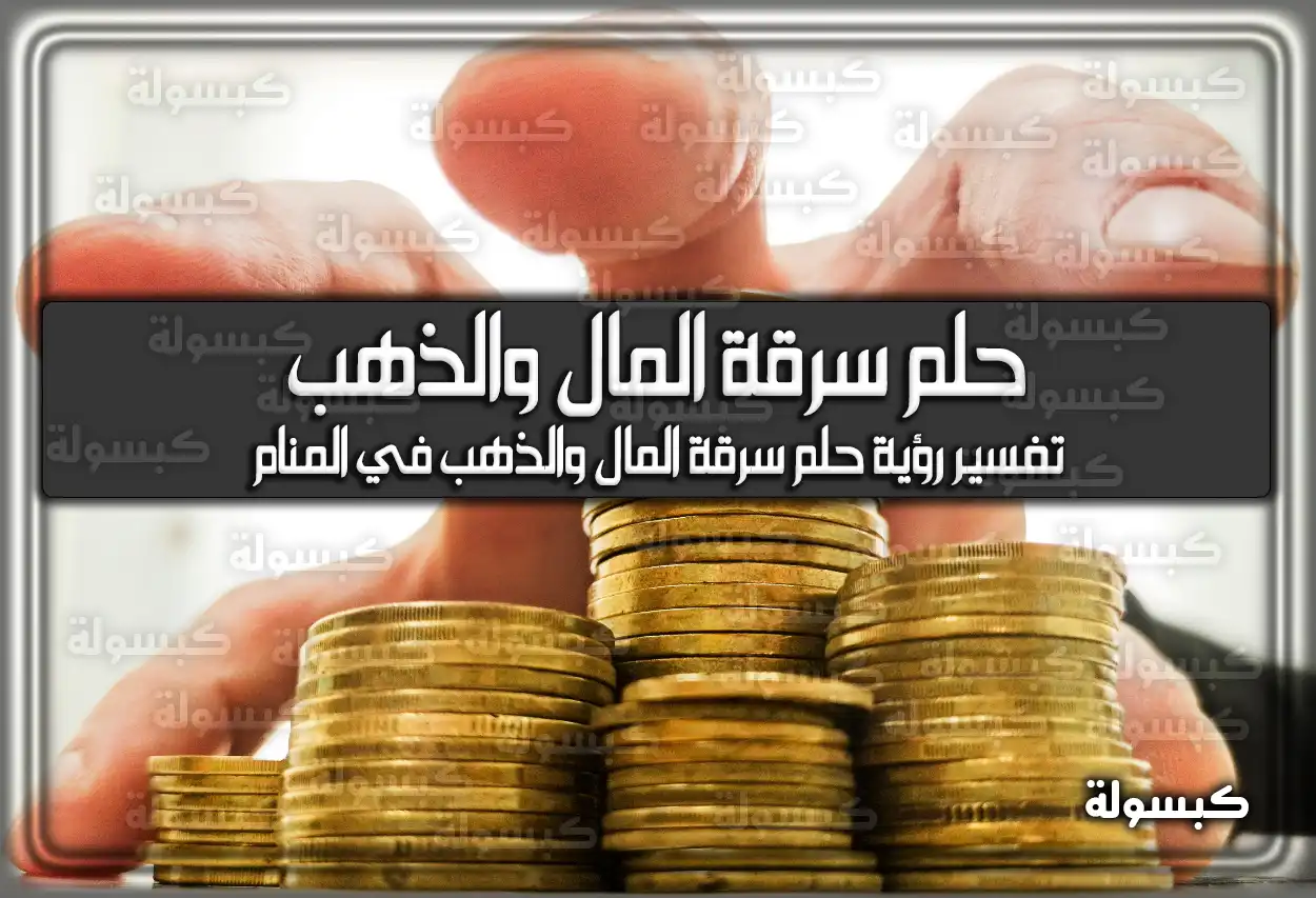 تفسير رؤية حلم سرقة المال والذهب في المنام