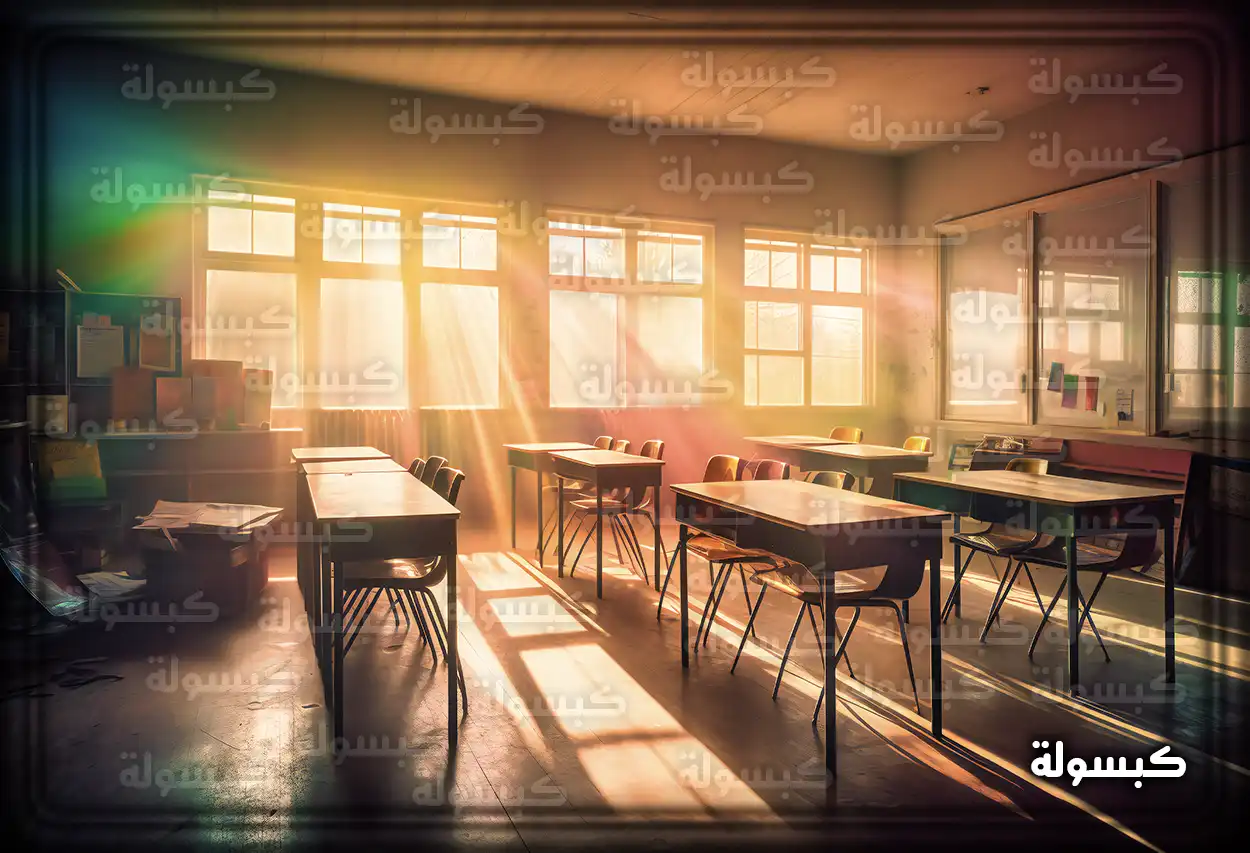 فصول دراسية فارغة في الحلم