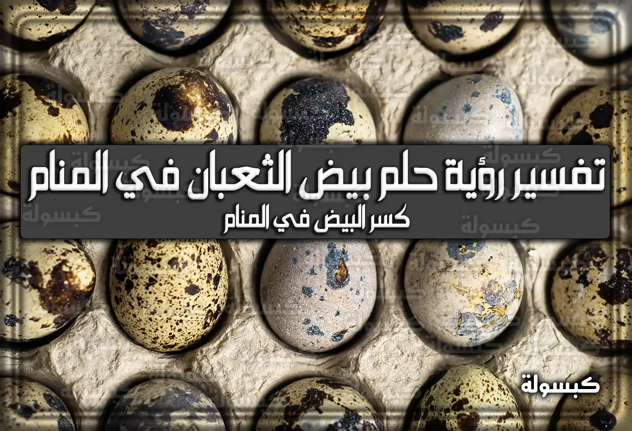 تفسير رؤية حلم بيض الثعبان في المنام