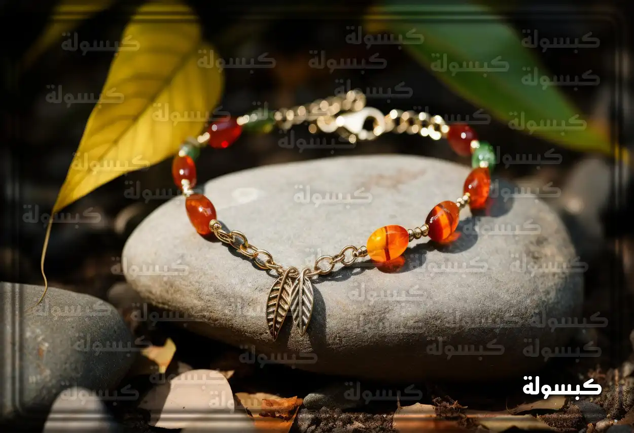 خلخال من الفضة والذهب معروض للتفسير