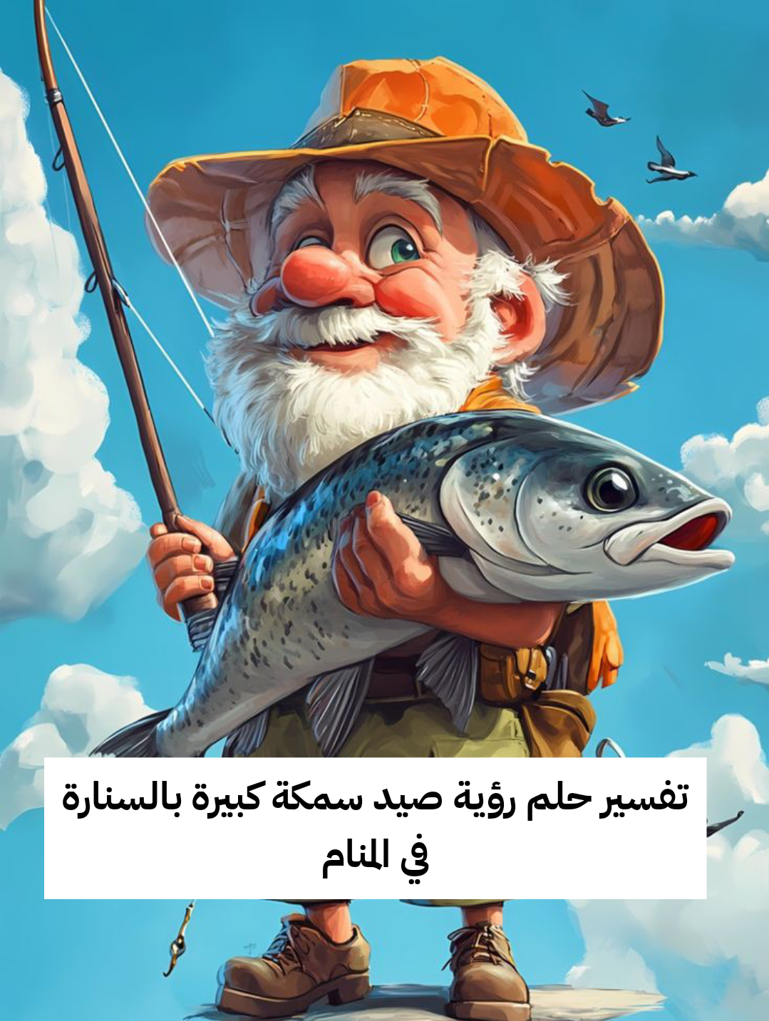 تفسير حلم رؤية صيد سمكة كبيرة بالسنارة في المنام