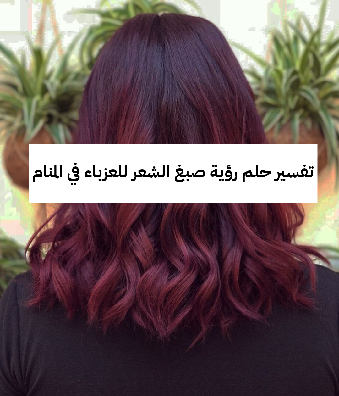 تفسير حلم رؤية صبغ الشعر للعزباء في المنام