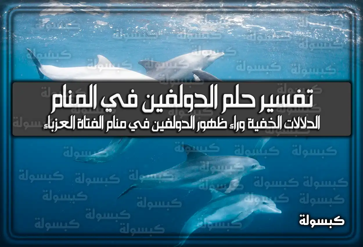 تفسير حلم رؤية الدولفين في المنام للحامل والمتزوجة والعزباء