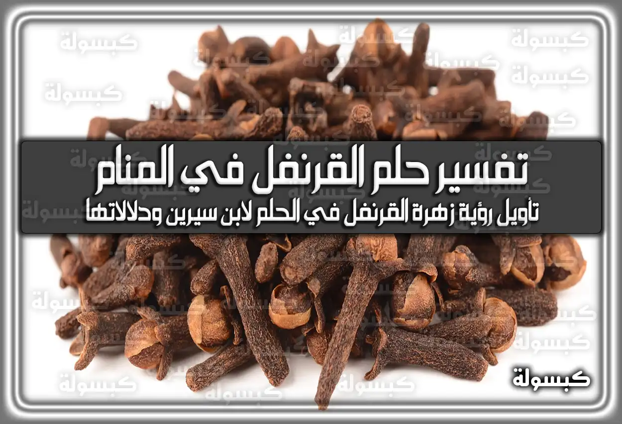 تفسير حلم رؤية القرنفل في المنام لابن سيرين