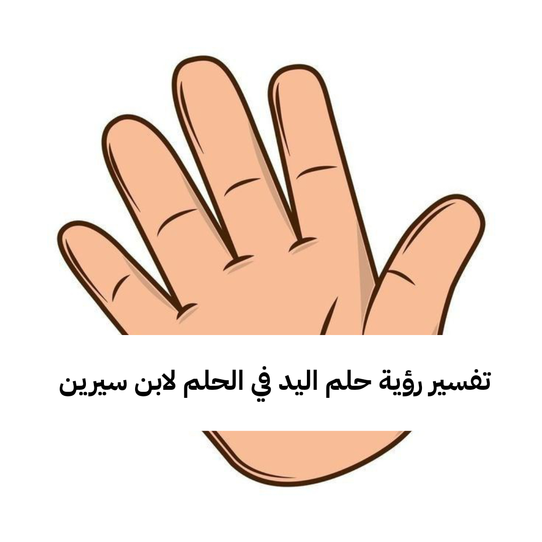 تفسير رؤية حلم اليد في الحلم لابن سيرين