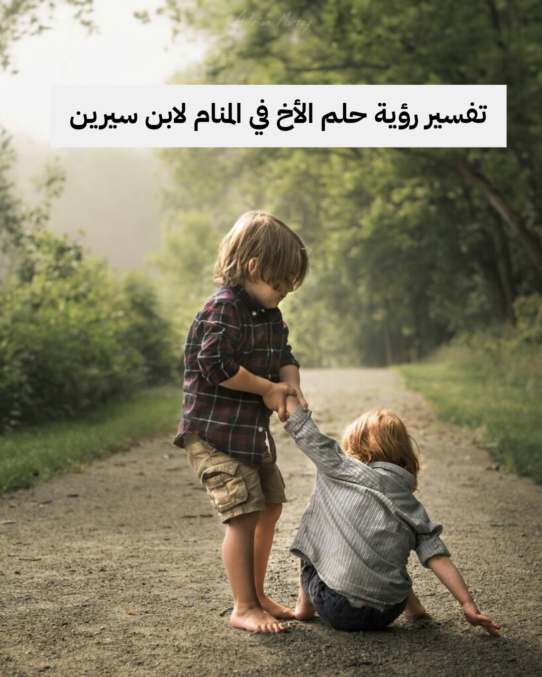 تفسير رؤية حلم الأخ في المنام لابن سيرين والامام الصادق