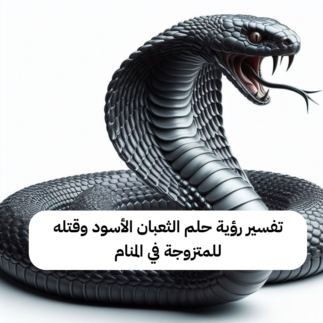 تفسير رؤية حلم الثعبان الأسود وقتله للمتزوجة في المنام
