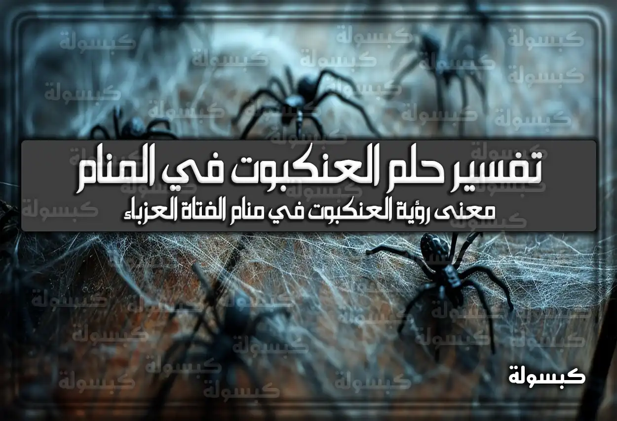 تفسير حلم رؤية العنكبوت في المنام للعزباء والمتزوجة