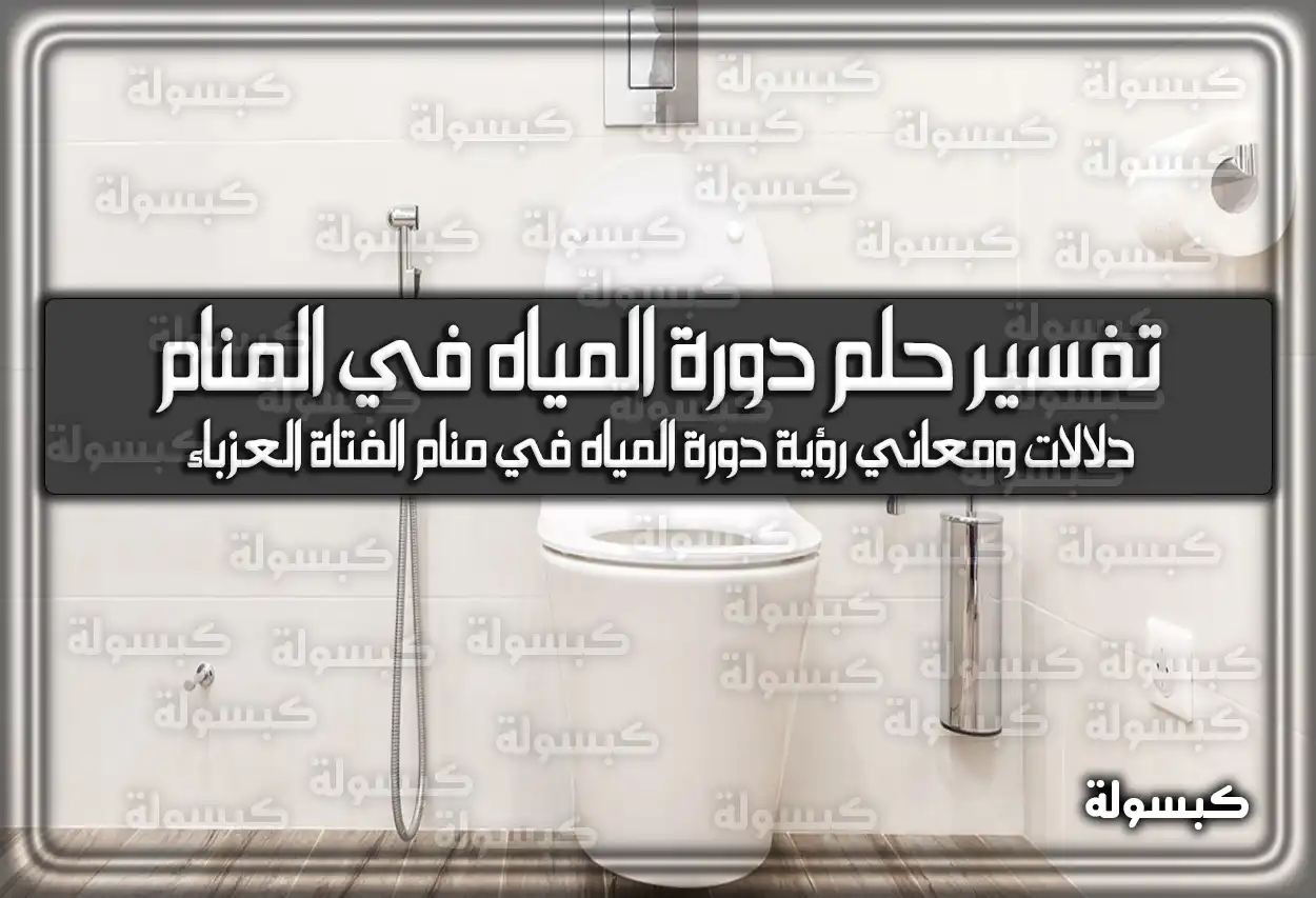 تفسير حلم رؤية دورة المياه في المنام للعزباء والمتزوجة