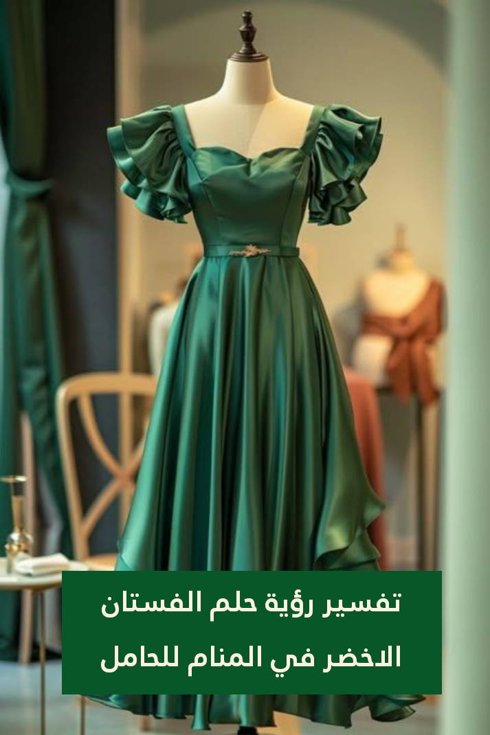 تفسير رؤية حلم الفستان الاخضر في المنام للحامل