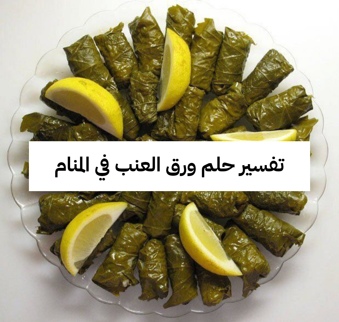 تفسير حلم ورق العنب في المنام – رمز رؤية أوراق العنب الملفوفة في الحلم