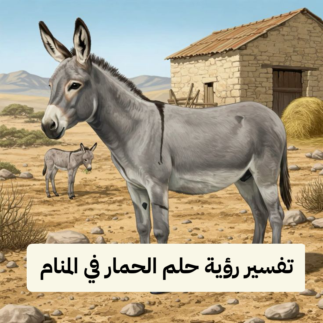 تفسير رؤية حلم الحمار في المنام بالتفصيل