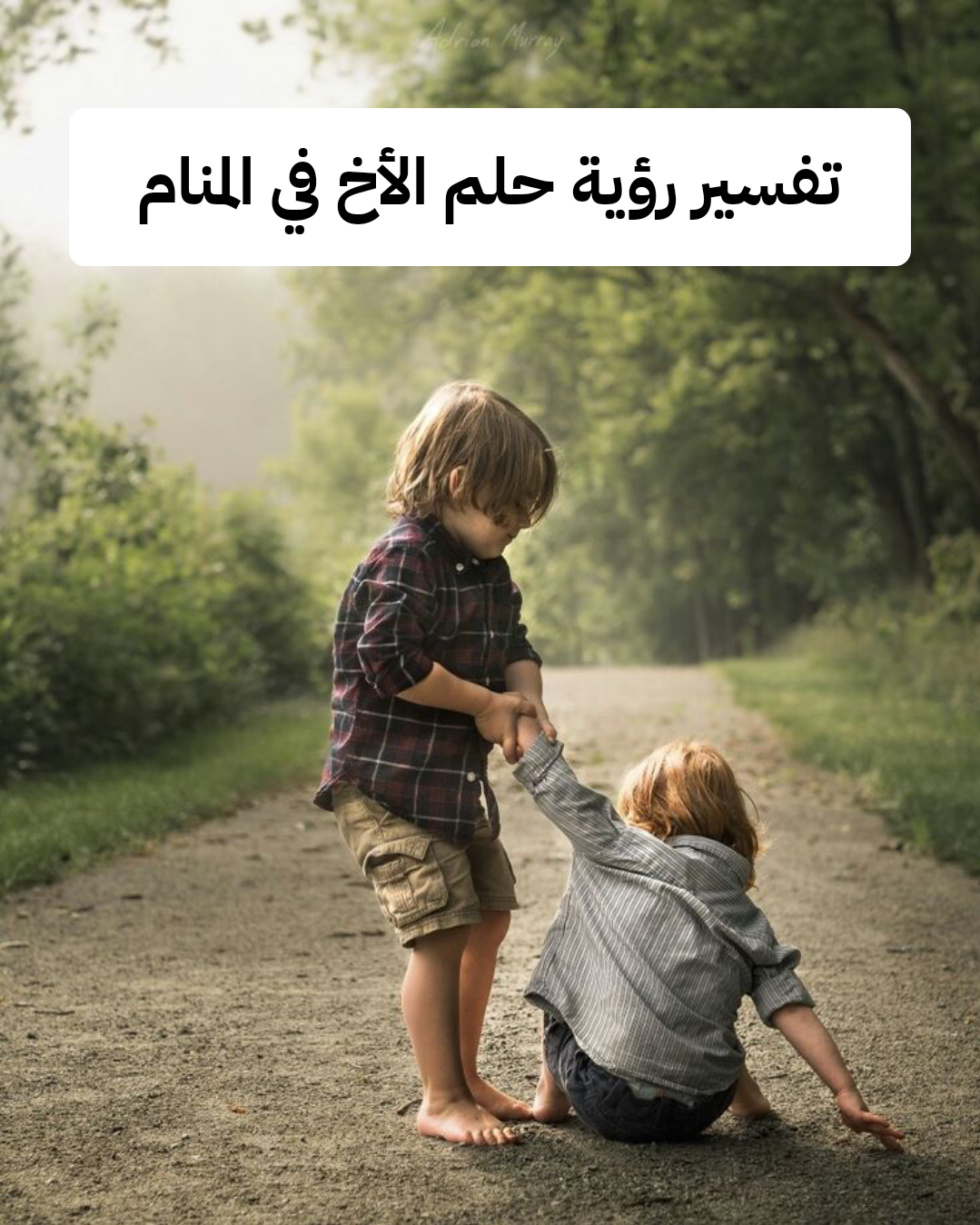 تفسير رؤية حلم الأخ في المنام