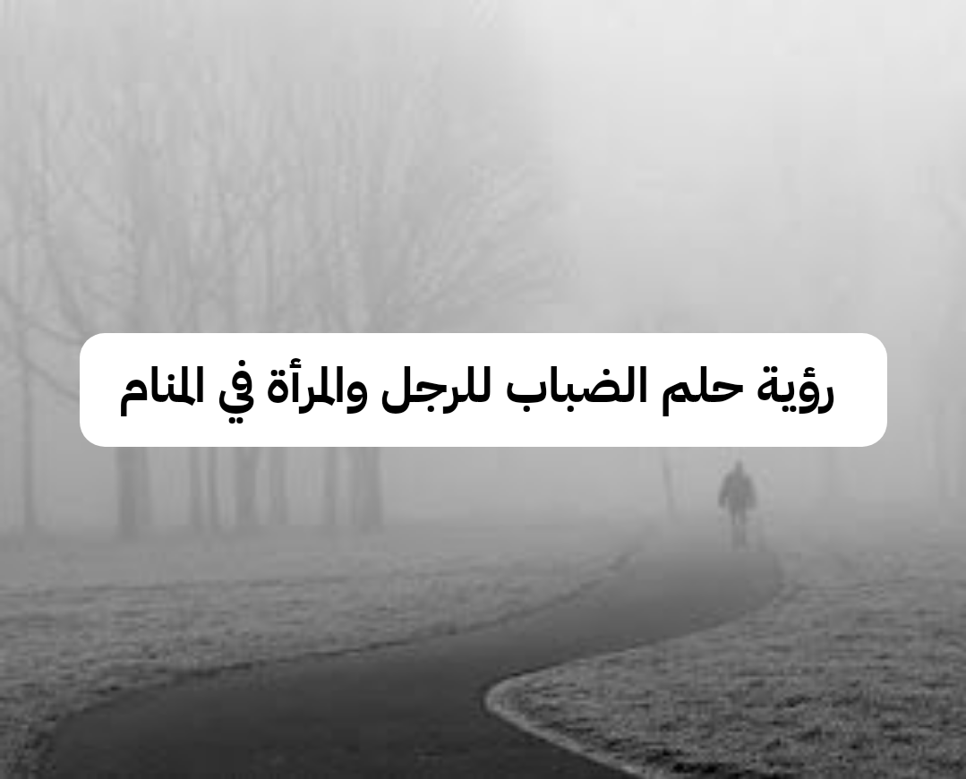 تفسير رؤية حلم الضباب للرجل والمرأة في المنام ومعناه لابن سيرين