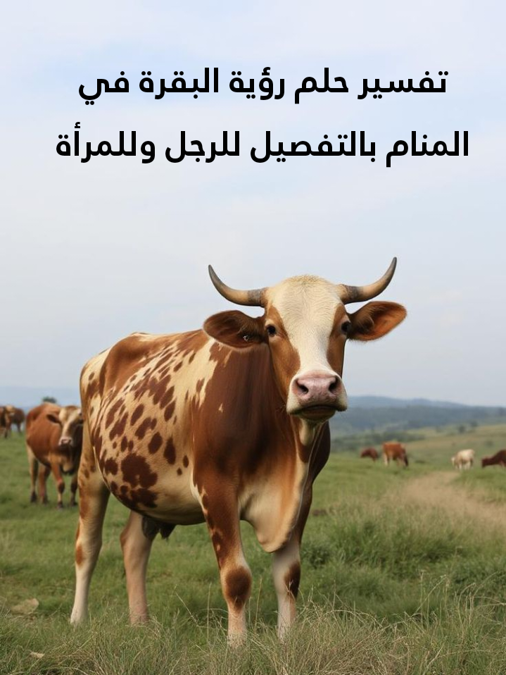 تفسير حلم رؤية البقرة في المنام بالتفصيل للرجل وللمرأة