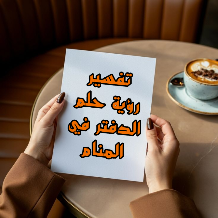 تفسير رؤية حلم الدفتر في المنام