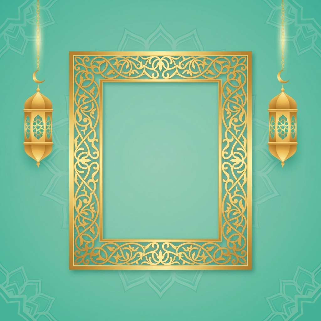 قالب تصميم رمضان أحلى مع - شكل 2