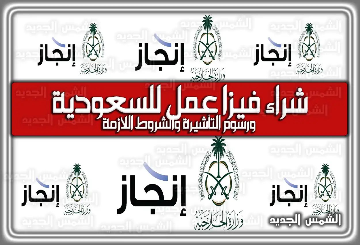 شراء فيزا عمل للسعودية ورسوم التأشيرة والشروط اللازمة