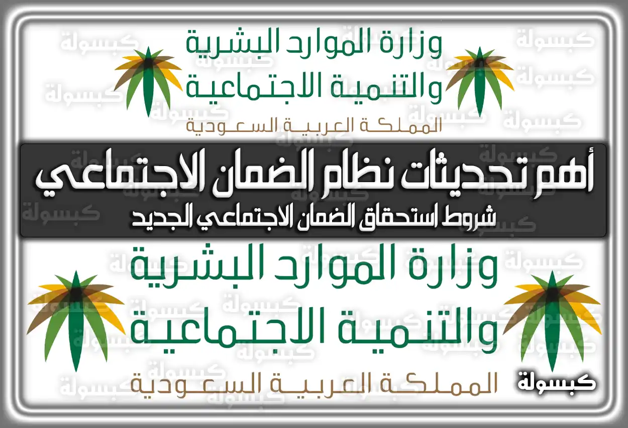 أهم تحديثات نظام الضمان الاجتماعي الجديد