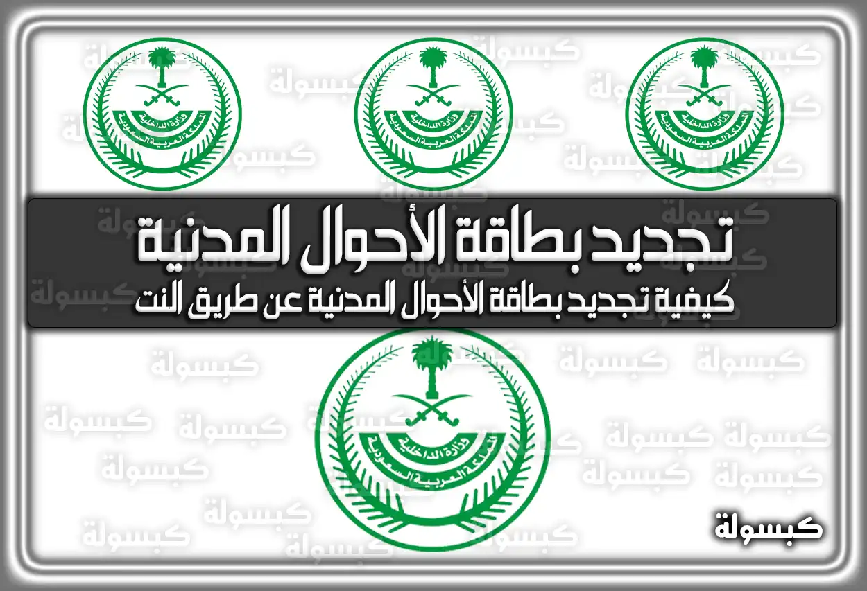 تجديد بطاقة الأحوال المدنية عن طريق النت والمستندات الرسمية المطلوبة