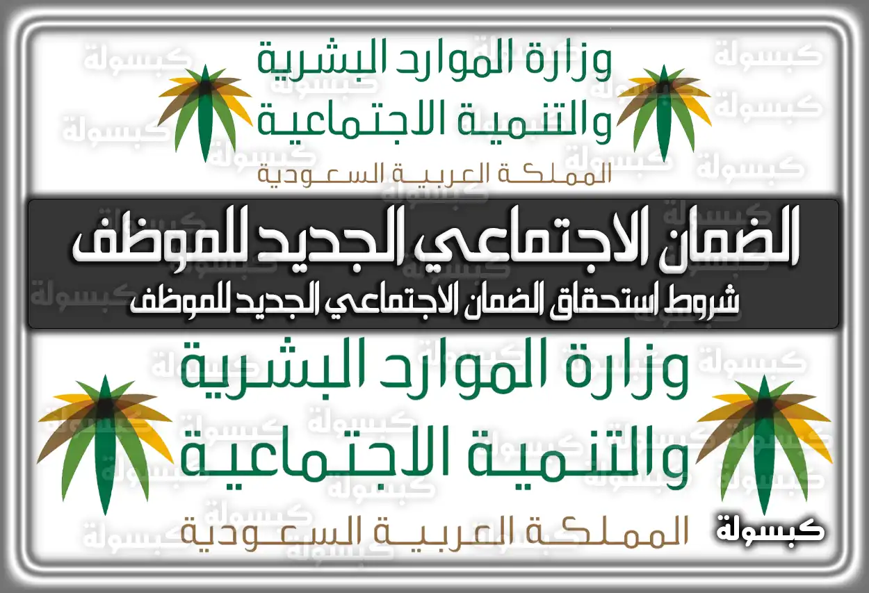 شروط استحقاق الضمان الاجتماعي الجديد للموظف