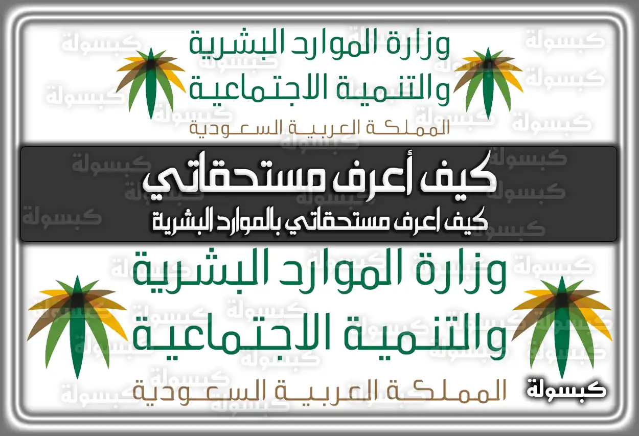 كيف أعرف مستحقاتي في الموارد البشرية