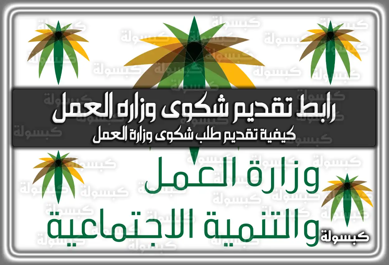 رابط تقديم شكوى وزاره العمل السعوديه hrsd.gov.sa .. كيفية تقديم الشكوي