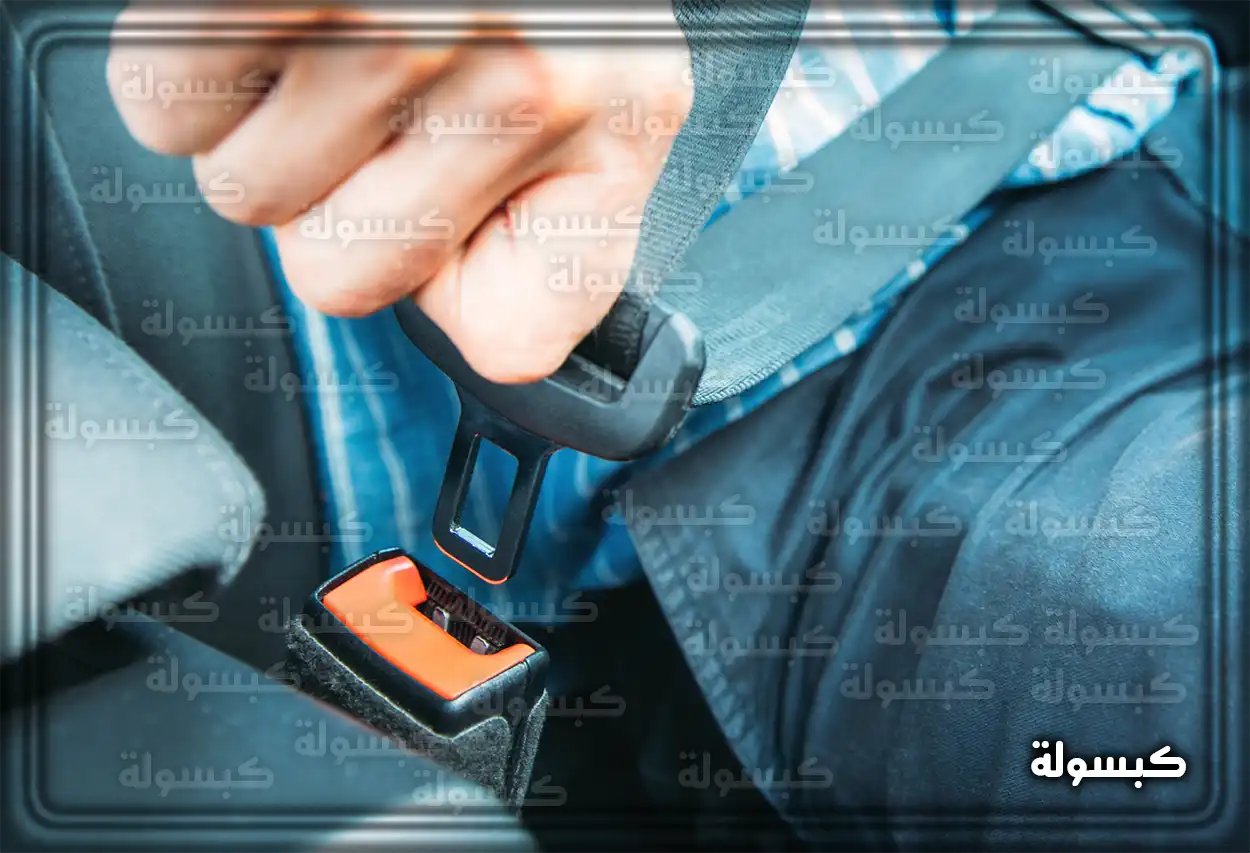 كاميرا مراقبة ترصد مخالفة حزام الأمان