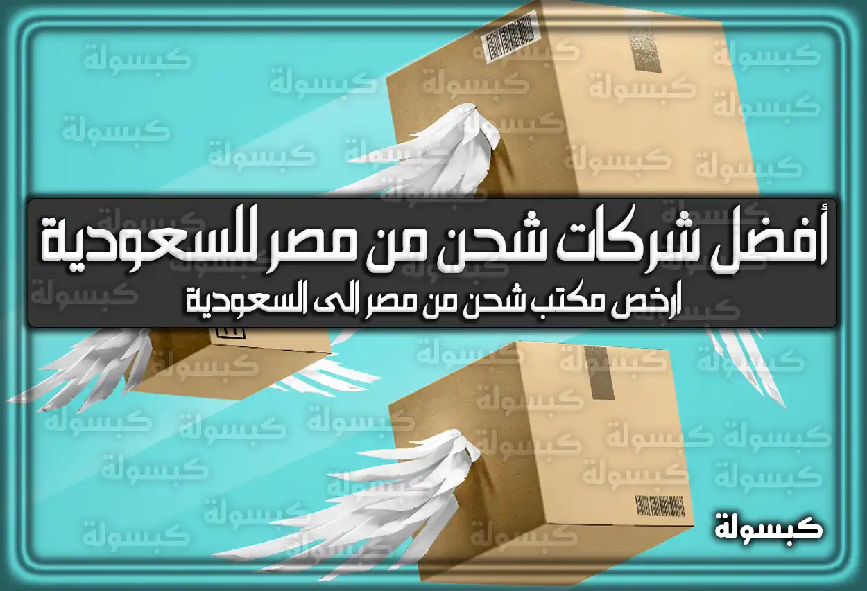 أفضل شركات شحن من مصر للسعودية