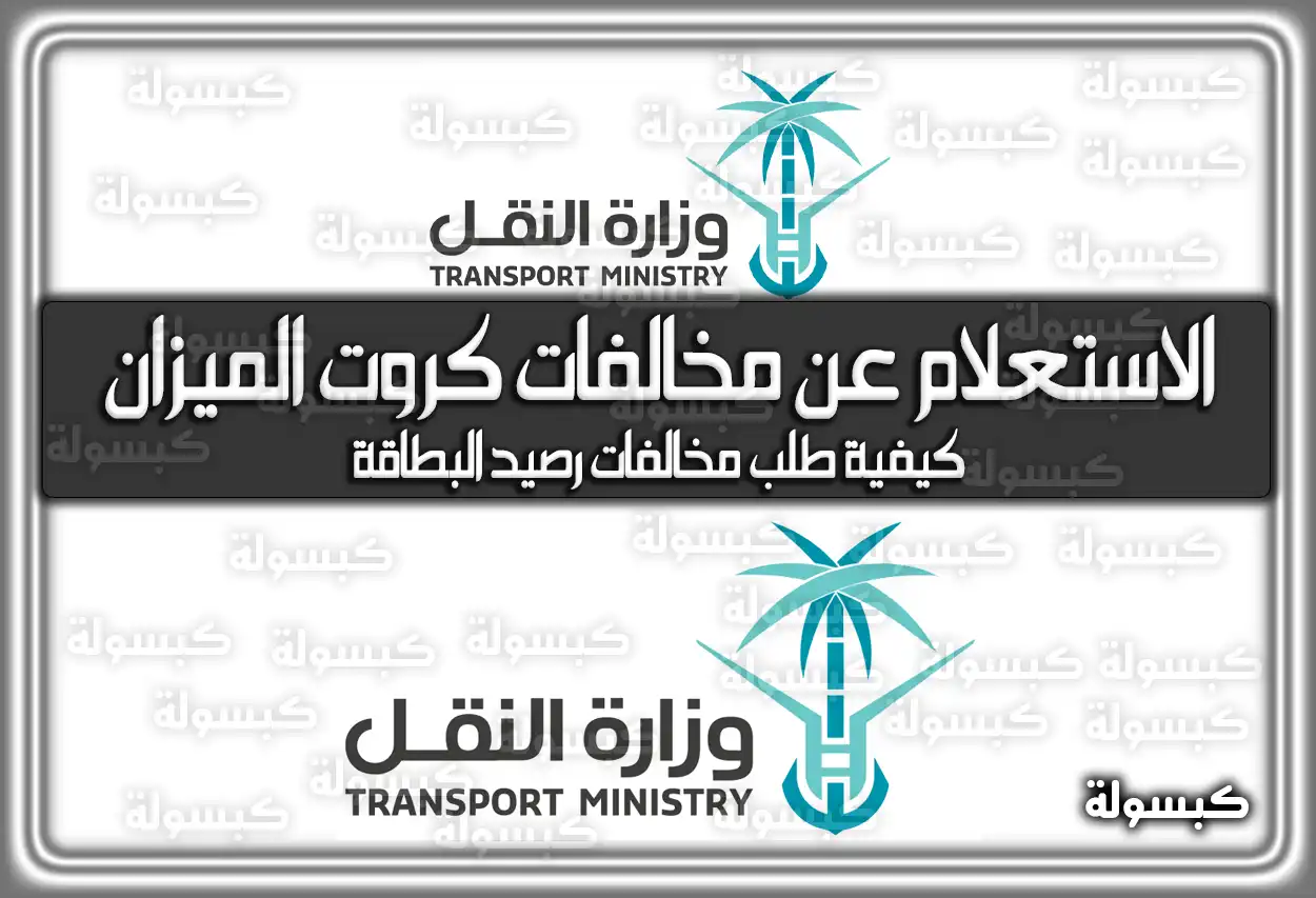 الاستعلام عن مخالفات كروت الميزان؛ كيفية طلب مخالفات رصيد البطاقة