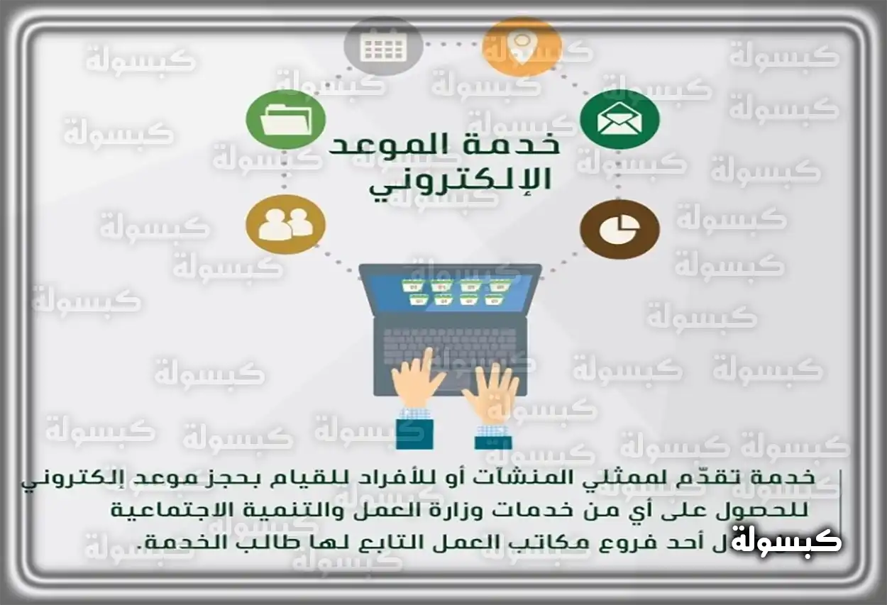 شرح خطوات حجز موعد إلكتروني لدى وزارة الموارد البشرية والتنمية الاجتماعية