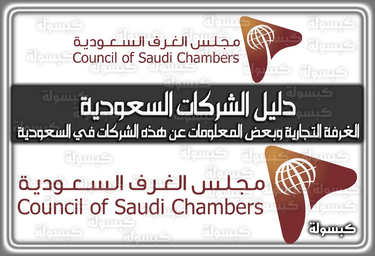 دليل الشركات السعودية الغرفة التجارية وبعض المعلومات عن هذه الشركات في السعودية