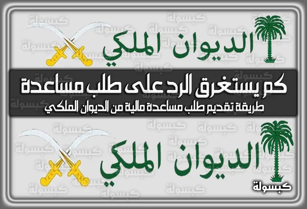 كم يستغرق رد الديوان الملكي على طلب مساعدة السعودية