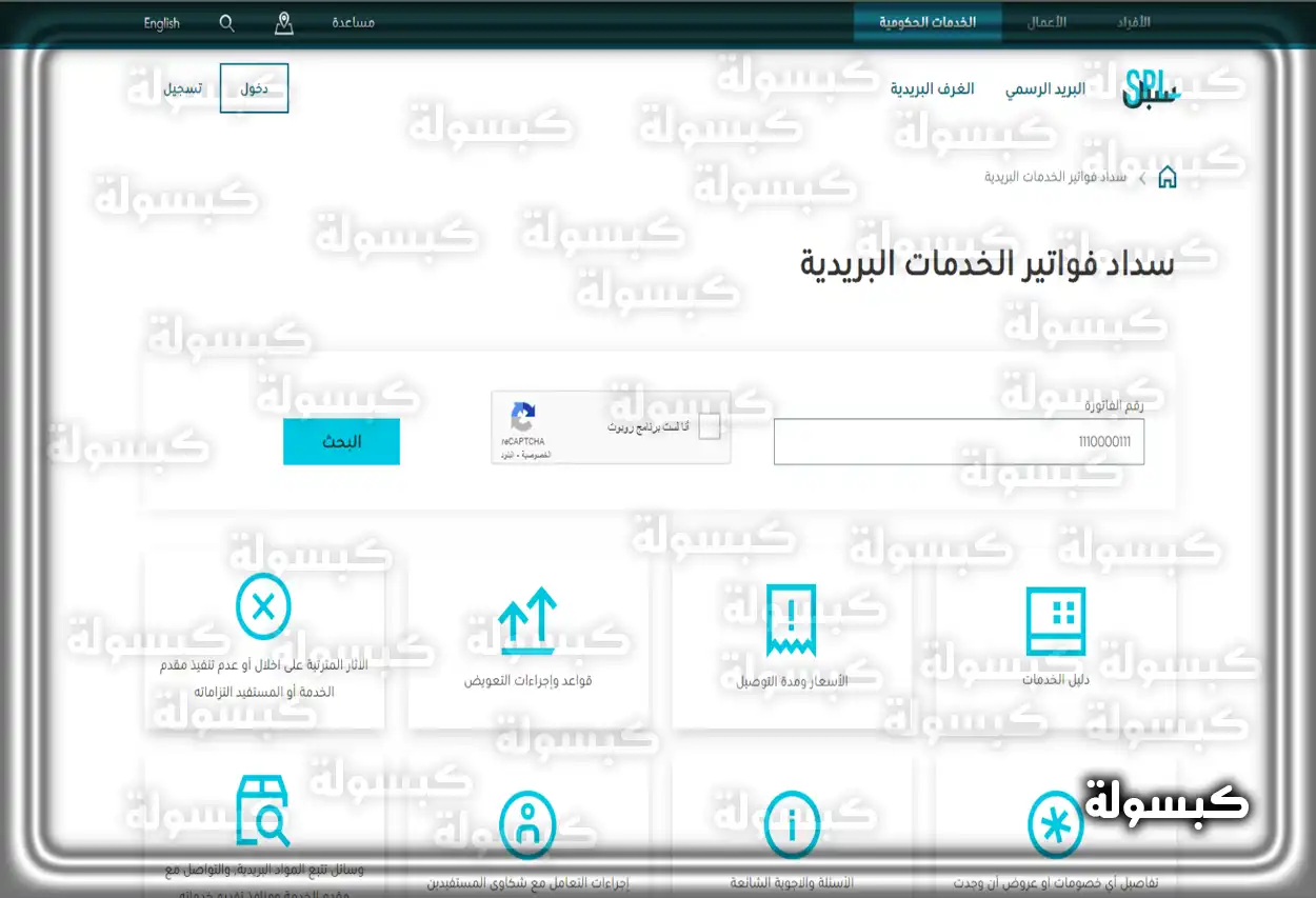 شخص يستخدم تطبيق سبل على الهاتف للاستعلام عن رقم السداد