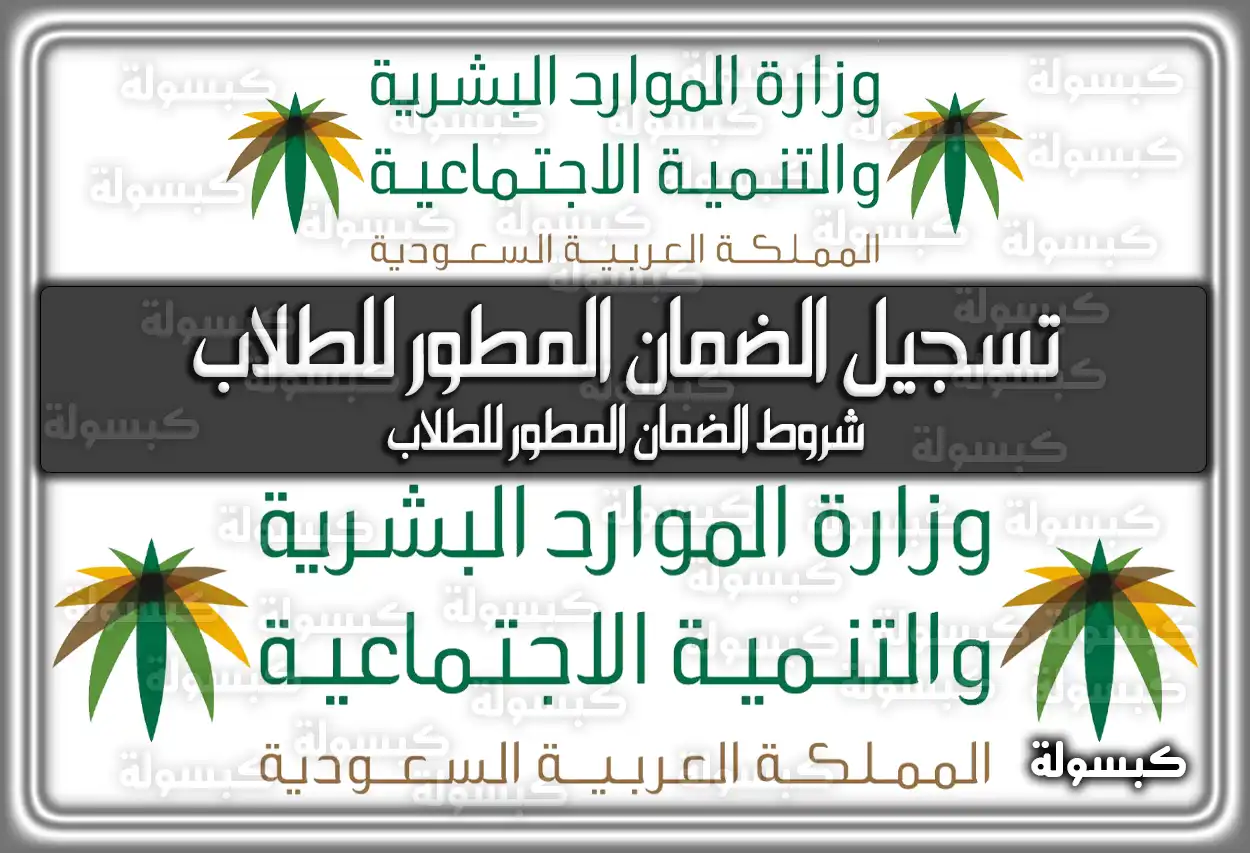 تعرف على شروط وطريقة تسجيل الضمان المطور للطلاب