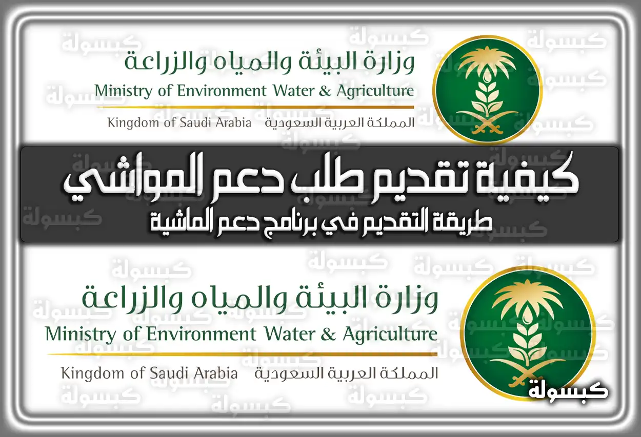 كيفية تقديم طلب دعم المواشي في السعودية