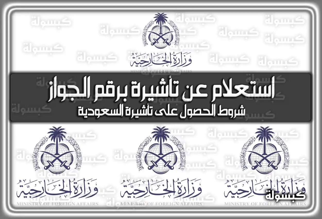 انجاز: الاستعلام عن تأشيرة برقم الجواز 1447 في السعودية 2026