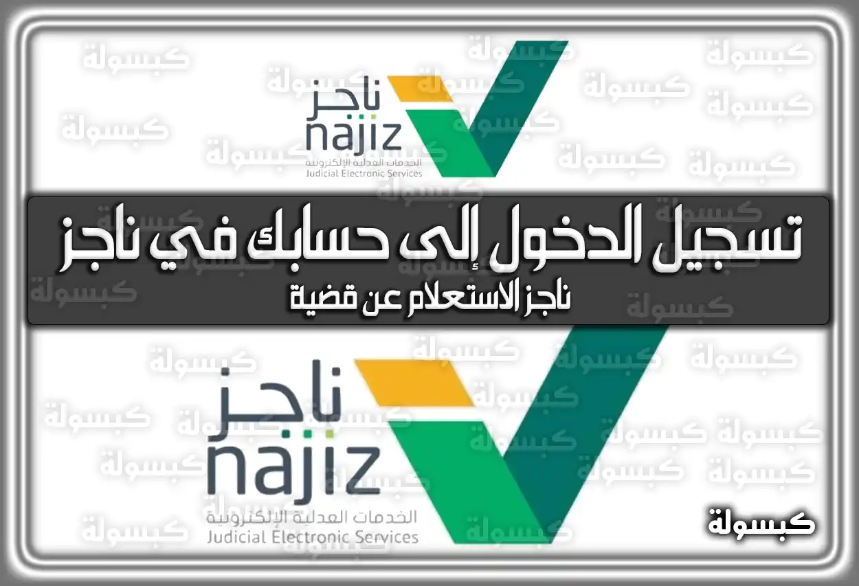 الان وبخطوات بسيطة.. تسجيل الدخول إلى حسابك في ناجز