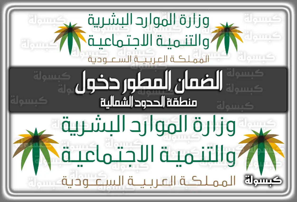 الضمان المطور دخول منطقة الحدود الشمالية