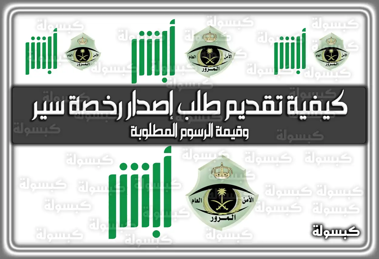 كيفية تقديم طلب إصدار رخصة سير في المملكة 1447 وقيمة الرسوم المطلوبة