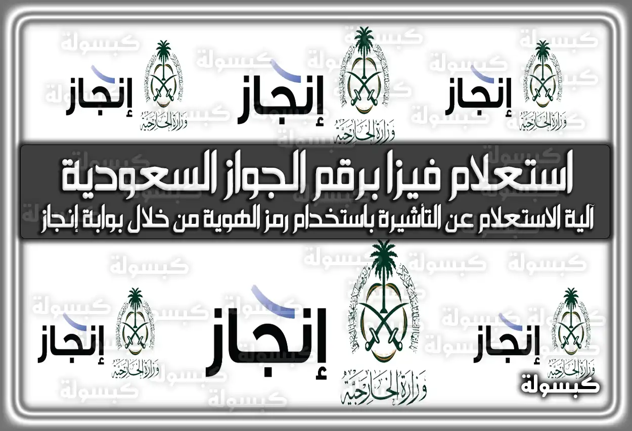 استعلام فيزا برقم الجواز السعودية