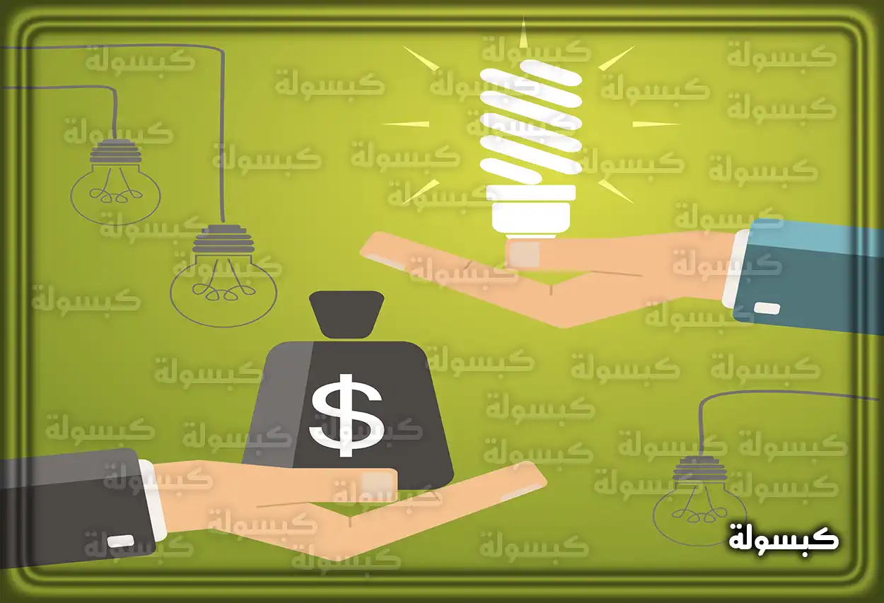 شخص يستخدم الحاسوب للاستعلام عن فاتورة الكهرباء