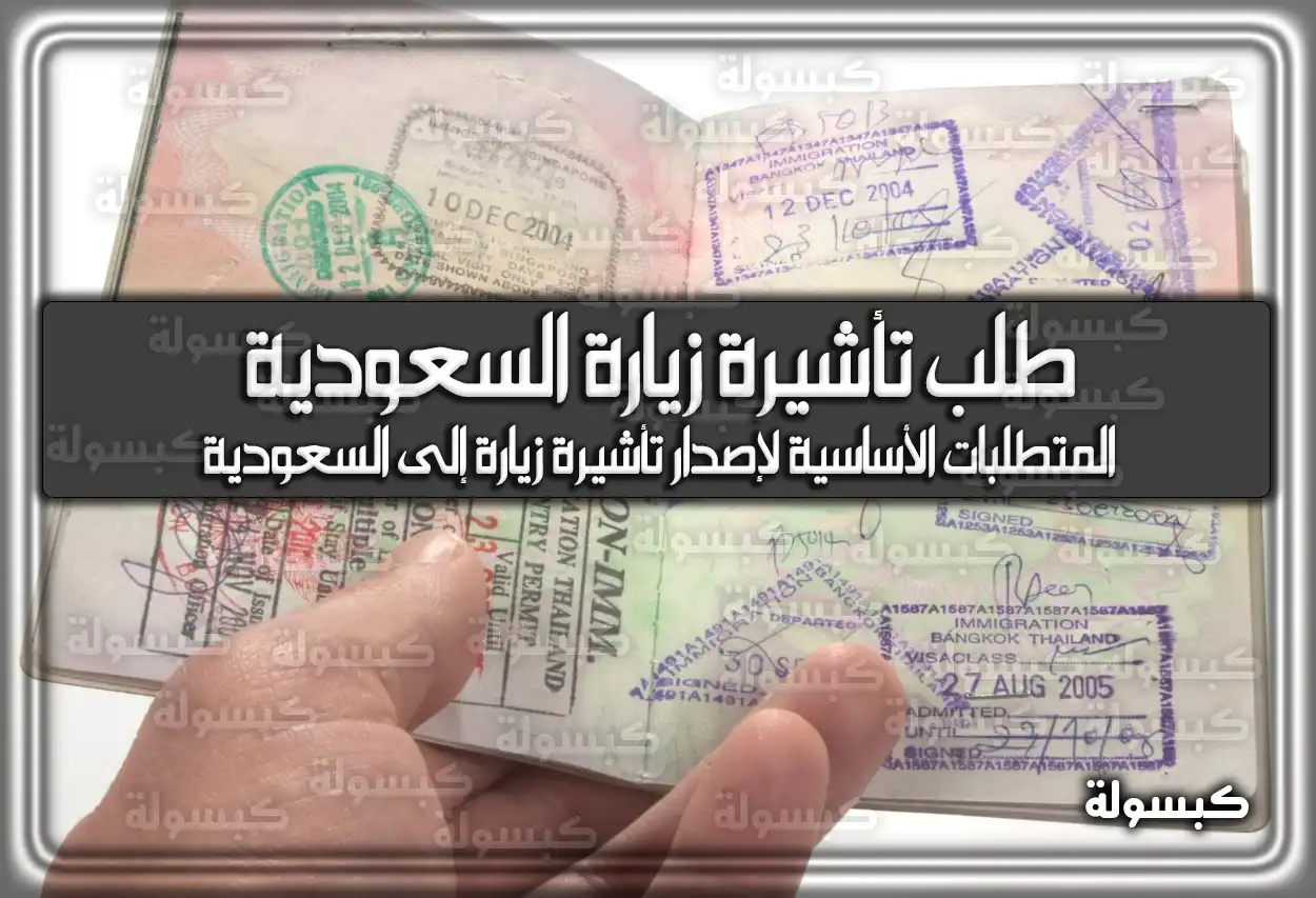 طلب تأشيرة زيارة السعودية