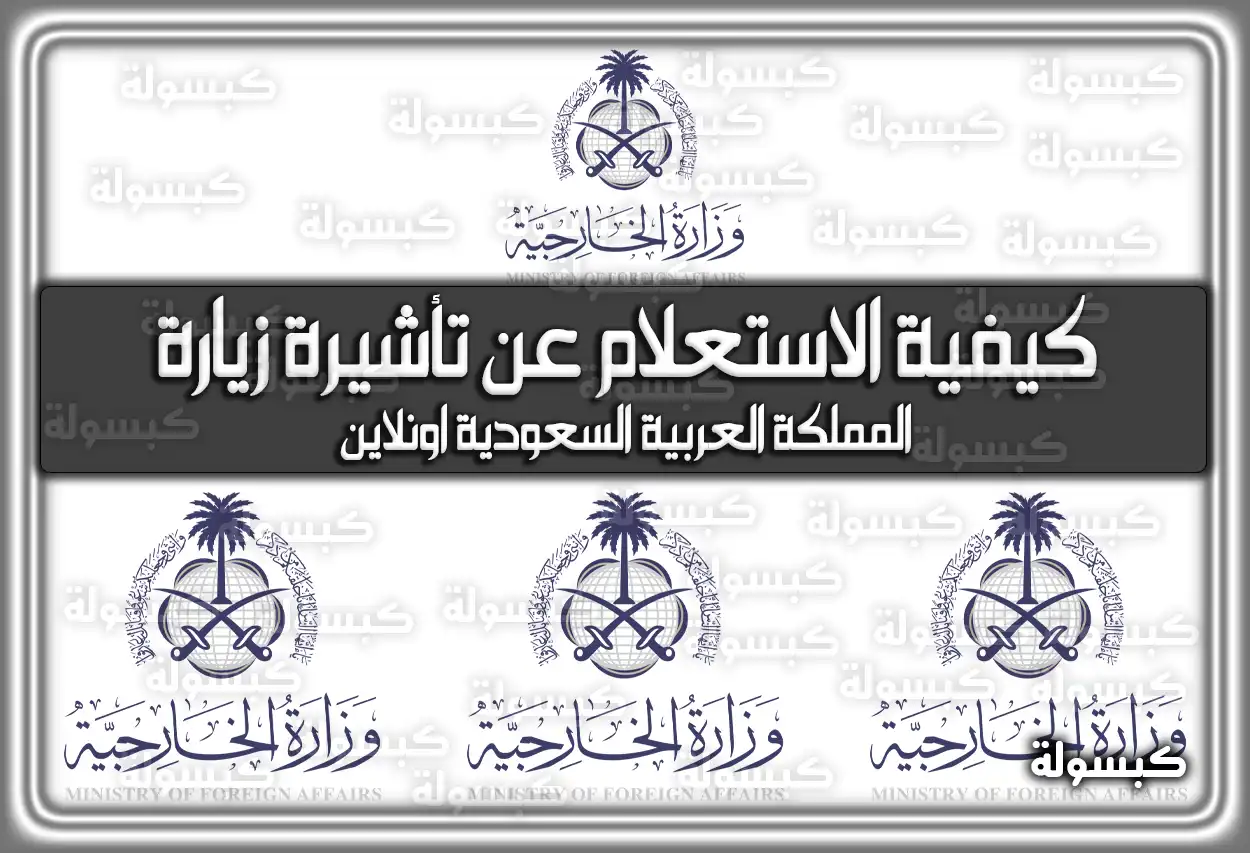 الاستعلام عن تأشيرة زيارة السعودية اونلاين 