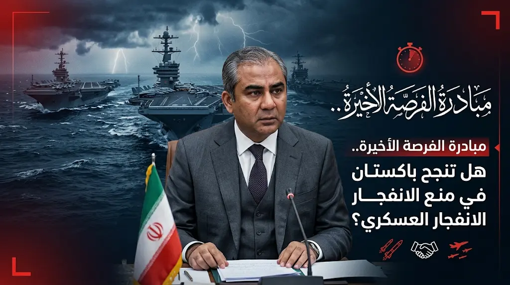 تحرك باكستاني في طهران لمنع انزلاق المنطقة نحو حرب شاملة وسط أضخم حشد عسكري أمريكي منذ عقود