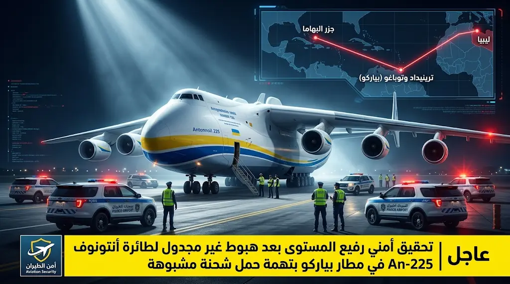 سلطات ترينيداد وتوباغو تعلن انتهاء أزمة طائرة الشحن الأوكرانية والسماح لها بالمغادرة بعد ضبط متفجرات غير معلنة