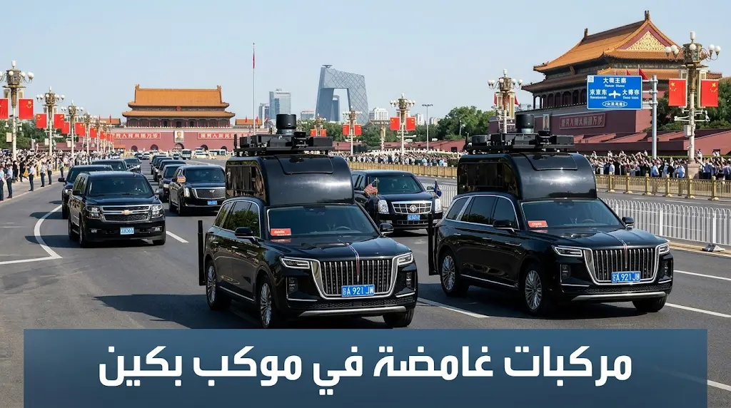 ظهور غامض لمركبات صينية معدلة ضمن الموكب الرئاسي الأمريكي في بكين