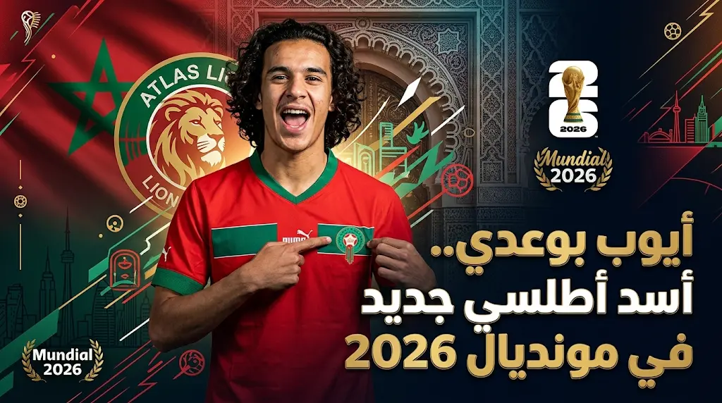 نجم ليل الفرنسي أيوب بوعدي يختار تمثيل أسود الأطلس رسمياً قبل مونديال 2026