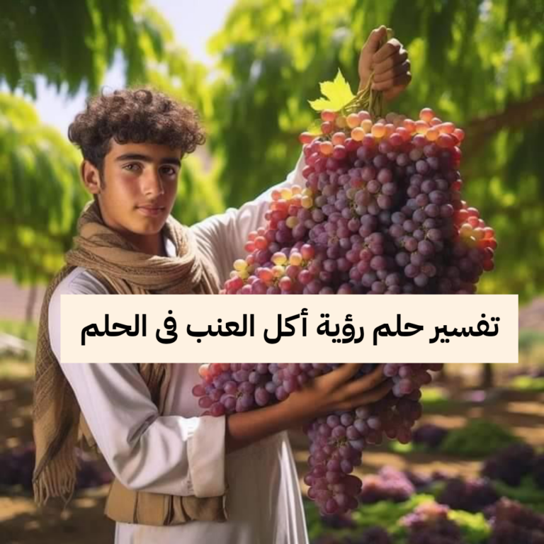 تفسير حلم رؤية أكل العنب فى الحلم بالتفصيل