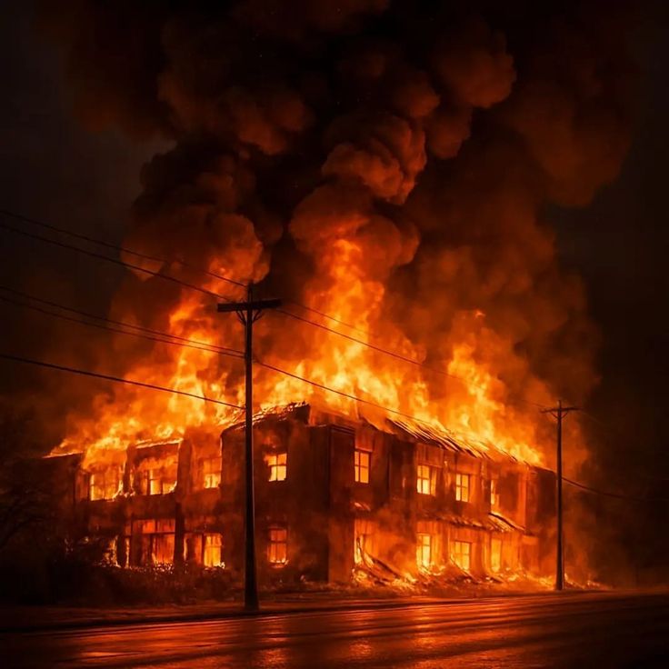 تفسير رؤية النار والحريق في المنام